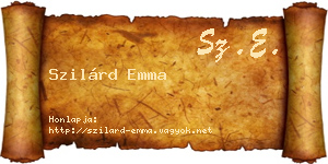 Szilárd Emma névjegykártya